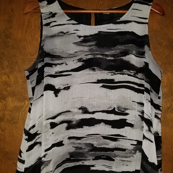 Apt. 9 Tops - Apt. 9 Black and White Tank Top